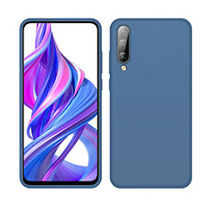 Custodia Silicone Ultra Sottile Morbida 360 Gradi Cover S05 per Huawei Y9s Blu