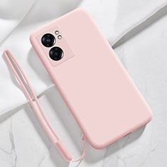 Custodia Silicone Ultra Sottile Morbida 360 Gradi Cover S05 per OnePlus Nord N300 5G Rosa