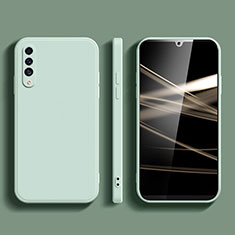 Custodia Silicone Ultra Sottile Morbida 360 Gradi Cover S05 per Samsung Galaxy A90 5G Verde Pastello