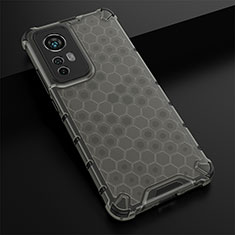 Custodia Silicone Ultra Sottile Morbida 360 Gradi Cover S05 per Xiaomi Mi 12 Pro 5G Grigio