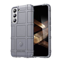 Custodia Silicone Ultra Sottile Morbida 360 Gradi Cover S06 per Samsung Galaxy S24 5G Grigio