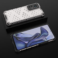Custodia Silicone Ultra Sottile Morbida 360 Gradi Cover S06 per Xiaomi Mi 12X 5G Bianco