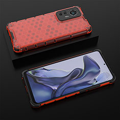 Custodia Silicone Ultra Sottile Morbida 360 Gradi Cover S06 per Xiaomi Mi 12X 5G Rosso