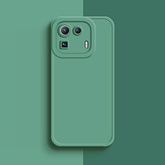 Custodia Silicone Ultra Sottile Morbida 360 Gradi Cover S07 per Xiaomi Mi 11 Pro 5G Verde