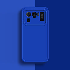 Custodia Silicone Ultra Sottile Morbida 360 Gradi Cover S08 per Xiaomi Mi 11 Ultra 5G Blu