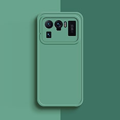 Custodia Silicone Ultra Sottile Morbida 360 Gradi Cover S08 per Xiaomi Mi 11 Ultra 5G Verde