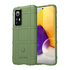 Custodia Silicone Ultra Sottile Morbida 360 Gradi Cover S08 per Xiaomi Mi 12 Lite 5G Verde