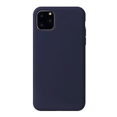 Custodia Silicone Ultra Sottile Morbida 360 Gradi Cover Y01 per Apple iPhone 11 Pro Blu