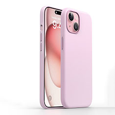 Custodia Silicone Ultra Sottile Morbida 360 Gradi Cover YK1 per Apple iPhone 14 Rosa