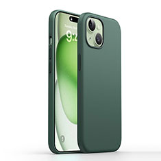Custodia Silicone Ultra Sottile Morbida 360 Gradi Cover YK1 per Apple iPhone 14 Verde