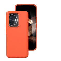 Custodia Silicone Ultra Sottile Morbida 360 Gradi Cover YK1 per Huawei Honor 100 5G Arancione