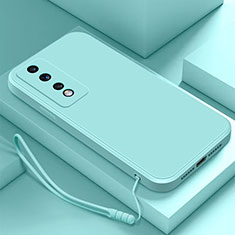 Custodia Silicone Ultra Sottile Morbida 360 Gradi Cover YK1 per Huawei Honor 80 GT 5G Azzurro
