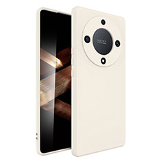 Custodia Silicone Ultra Sottile Morbida 360 Gradi Cover YK1 per Huawei Honor Magic6 Lite 5G Bianco