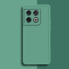 Custodia Silicone Ultra Sottile Morbida 360 Gradi Cover YK1 per OnePlus 10 Pro 5G Verde