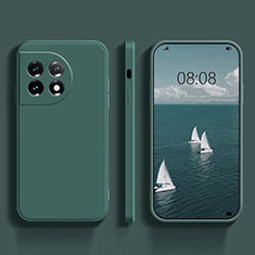 Custodia Silicone Ultra Sottile Morbida 360 Gradi Cover YK1 per OnePlus 11 5G Verde
