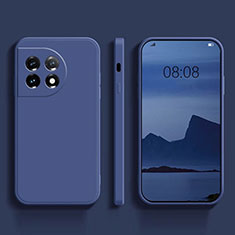 Custodia Silicone Ultra Sottile Morbida 360 Gradi Cover YK1 per OnePlus 11R 5G Blu