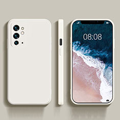Custodia Silicone Ultra Sottile Morbida 360 Gradi Cover YK1 per OnePlus 9RT 5G Bianco