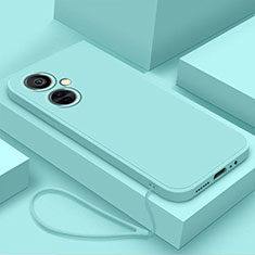 Custodia Silicone Ultra Sottile Morbida 360 Gradi Cover YK1 per OnePlus Nord CE 3 5G Azzurro
