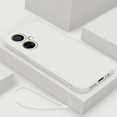 Custodia Silicone Ultra Sottile Morbida 360 Gradi Cover YK1 per OnePlus Nord CE 3 5G Bianco