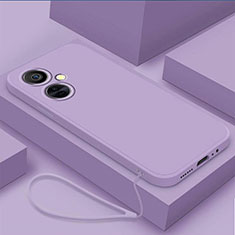 Custodia Silicone Ultra Sottile Morbida 360 Gradi Cover YK1 per OnePlus Nord CE 3 5G Lavanda