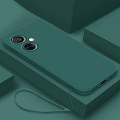 Custodia Silicone Ultra Sottile Morbida 360 Gradi Cover YK1 per OnePlus Nord CE 3 5G Verde