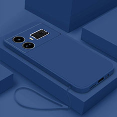 Custodia Silicone Ultra Sottile Morbida 360 Gradi Cover YK1 per Realme GT Neo5 240W 5G Blu