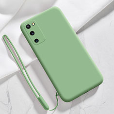 Custodia Silicone Ultra Sottile Morbida 360 Gradi Cover YK1 per Samsung Galaxy S20 5G Verde