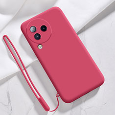 Custodia Silicone Ultra Sottile Morbida 360 Gradi Cover YK1 per Xiaomi Civi 3 5G Rosso