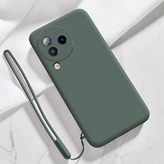 Custodia Silicone Ultra Sottile Morbida 360 Gradi Cover YK1 per Xiaomi Civi 3 5G Verde Notte