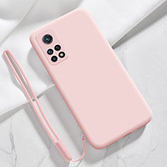 Custodia Silicone Ultra Sottile Morbida 360 Gradi Cover YK1 per Xiaomi Mi 10T 5G Oro Rosa