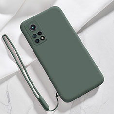 Custodia Silicone Ultra Sottile Morbida 360 Gradi Cover YK1 per Xiaomi Mi 10T 5G Verde Notte