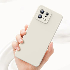 Custodia Silicone Ultra Sottile Morbida 360 Gradi Cover YK1 per Xiaomi Mi 13 5G Bianco