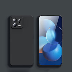 Custodia Silicone Ultra Sottile Morbida 360 Gradi Cover YK1 per Xiaomi Mi 13 5G Nero