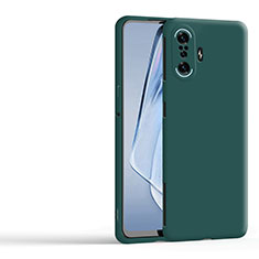 Custodia Silicone Ultra Sottile Morbida 360 Gradi Cover YK1 per Xiaomi Poco F3 GT 5G Verde