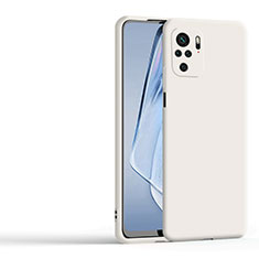 Custodia Silicone Ultra Sottile Morbida 360 Gradi Cover YK1 per Xiaomi Poco M5S Bianco