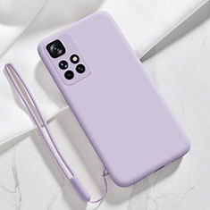 Custodia Silicone Ultra Sottile Morbida 360 Gradi Cover YK1 per Xiaomi Redmi 10 (2022) Viola