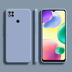 Custodia Silicone Ultra Sottile Morbida 360 Gradi Cover YK1 per Xiaomi Redmi 9C NFC Grigio Lavanda