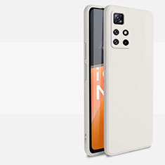 Custodia Silicone Ultra Sottile Morbida 360 Gradi Cover YK1 per Xiaomi Redmi Note 11T 5G Bianco