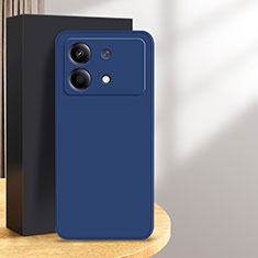 Custodia Silicone Ultra Sottile Morbida 360 Gradi Cover YK1 per Xiaomi Redmi Note 13R Pro 5G Blu
