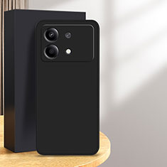 Custodia Silicone Ultra Sottile Morbida 360 Gradi Cover YK1 per Xiaomi Redmi Note 13R Pro 5G Nero