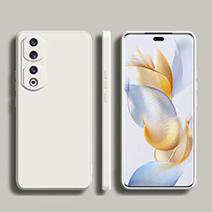 Custodia Silicone Ultra Sottile Morbida 360 Gradi Cover YK2 per Huawei Honor 90 Pro 5G Giallo