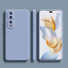 Custodia Silicone Ultra Sottile Morbida 360 Gradi Cover YK2 per Huawei Honor 90 Pro 5G Grigio Lavanda