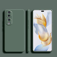 Custodia Silicone Ultra Sottile Morbida 360 Gradi Cover YK2 per Huawei Honor 90 Pro 5G Verde