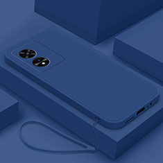 Custodia Silicone Ultra Sottile Morbida 360 Gradi Cover YK2 per Huawei Honor X5 Plus Blu