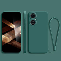 Custodia Silicone Ultra Sottile Morbida 360 Gradi Cover YK2 per Huawei Nova 11i Verde Notte
