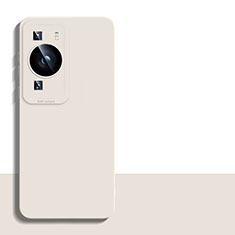 Custodia Silicone Ultra Sottile Morbida 360 Gradi Cover YK2 per Huawei P60 Pro Bianco