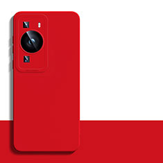 Custodia Silicone Ultra Sottile Morbida 360 Gradi Cover YK2 per Huawei P60 Pro Rosso