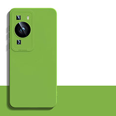 Custodia Silicone Ultra Sottile Morbida 360 Gradi Cover YK2 per Huawei P60 Pro Verde