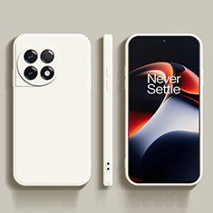 Custodia Silicone Ultra Sottile Morbida 360 Gradi Cover YK2 per OnePlus 11 5G Giallo