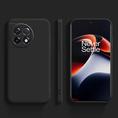 Custodia Silicone Ultra Sottile Morbida 360 Gradi Cover YK2 per OnePlus 11 5G Nero